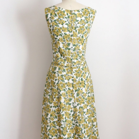 vintage 1960s dress // 60s Liberty of London floral dress - Picture 5 of 6